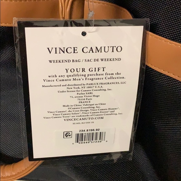 Vince Camuto Men’s Large Weekend Bag - Picture 2 of 3
